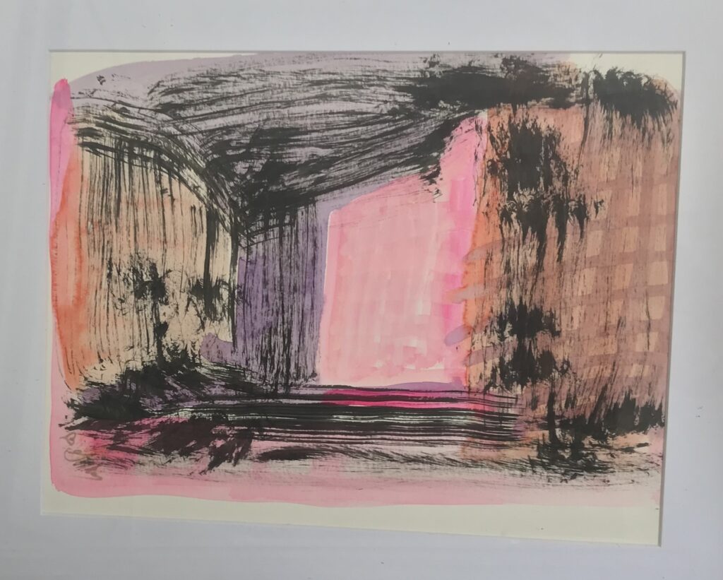 Finger drawing by Graham Bury